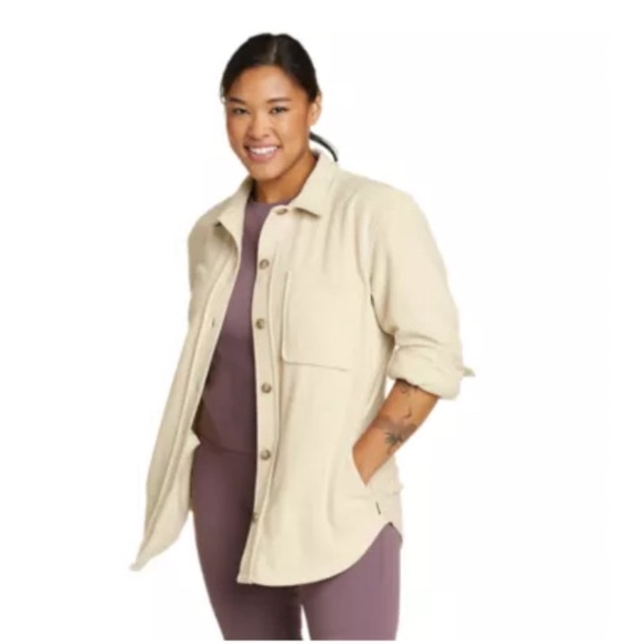 Eddie Bauer chutes fleece shirt jacket - Picture 7 of 7